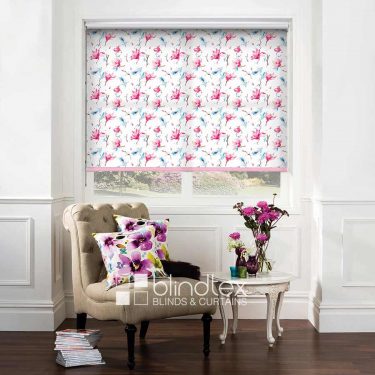 Waterflower Magnolia Roller Blind