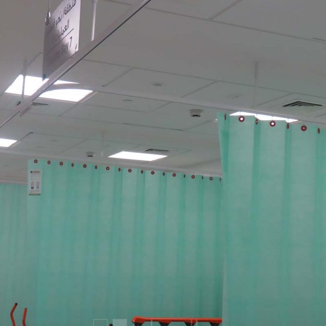 Blinds and Disposable Cubical Curtain Saudi German Hospital Ajman